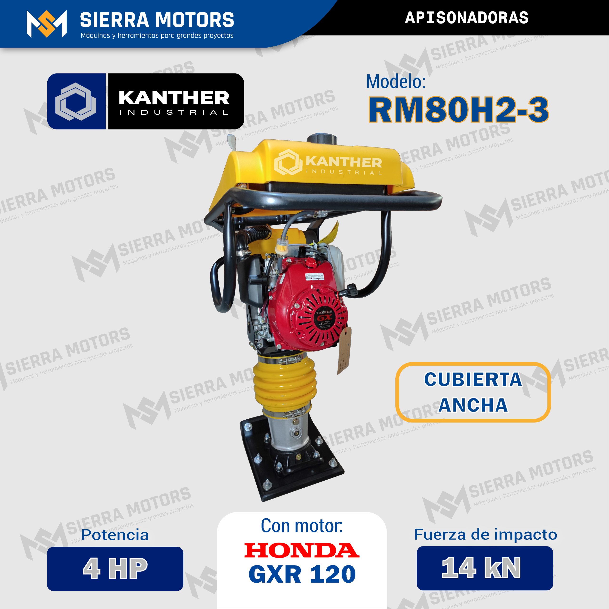 APISONADOR KANTHER RM80H2-3 CON MOTOR HONDA GXR120