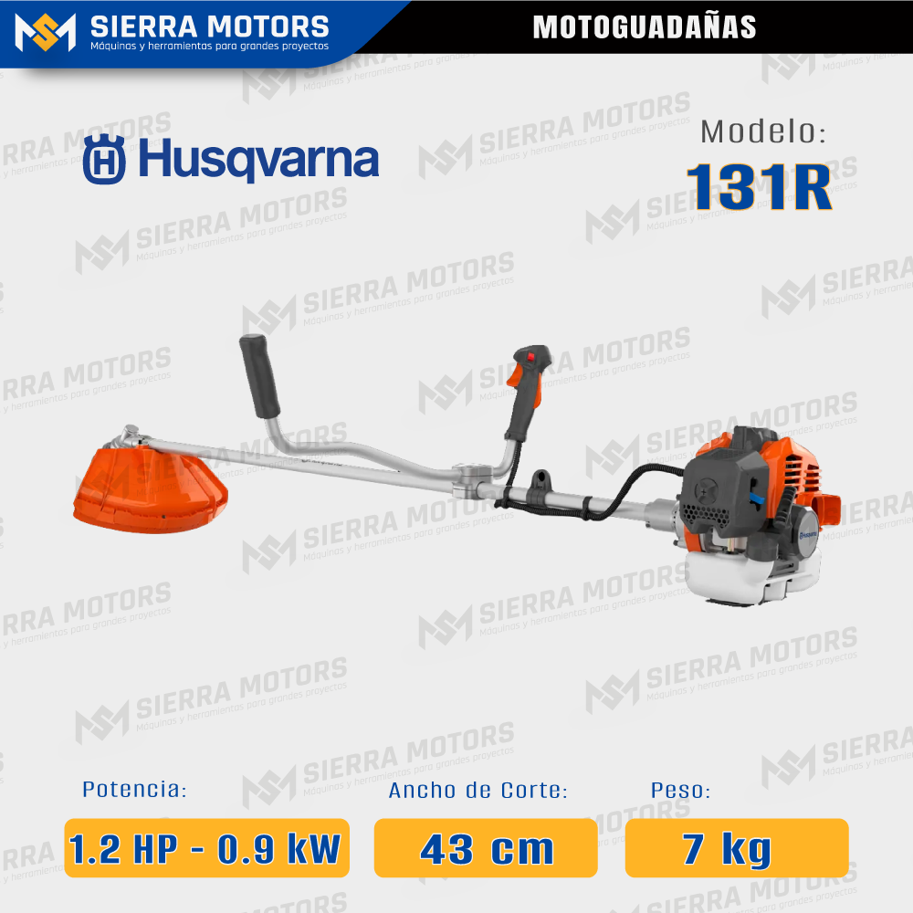 MOTOGUADAÑA HUSQVARNA 131R 1.2 HP 0.9 kW GASOLINA