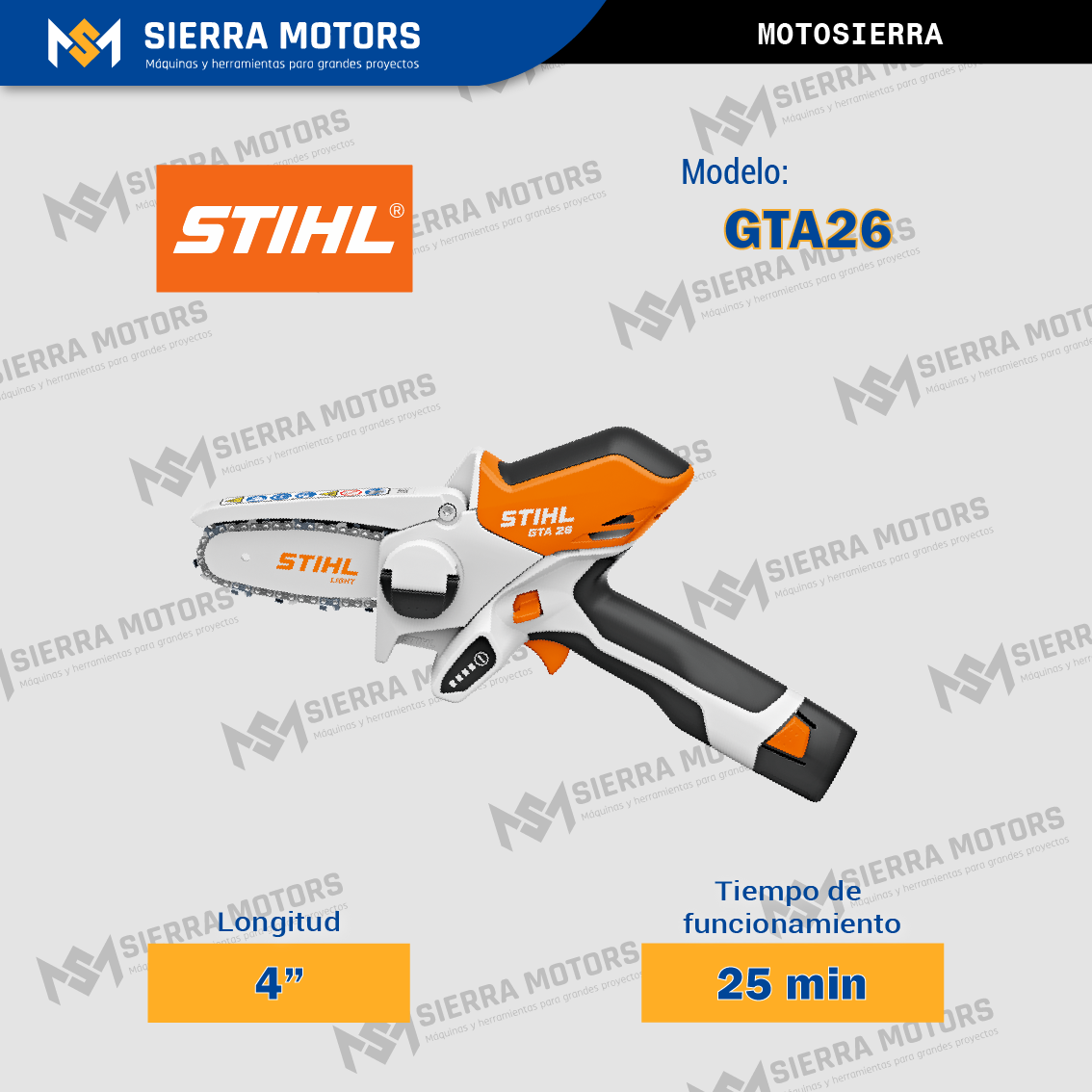SIERRA DE MANO STHIL GTA26