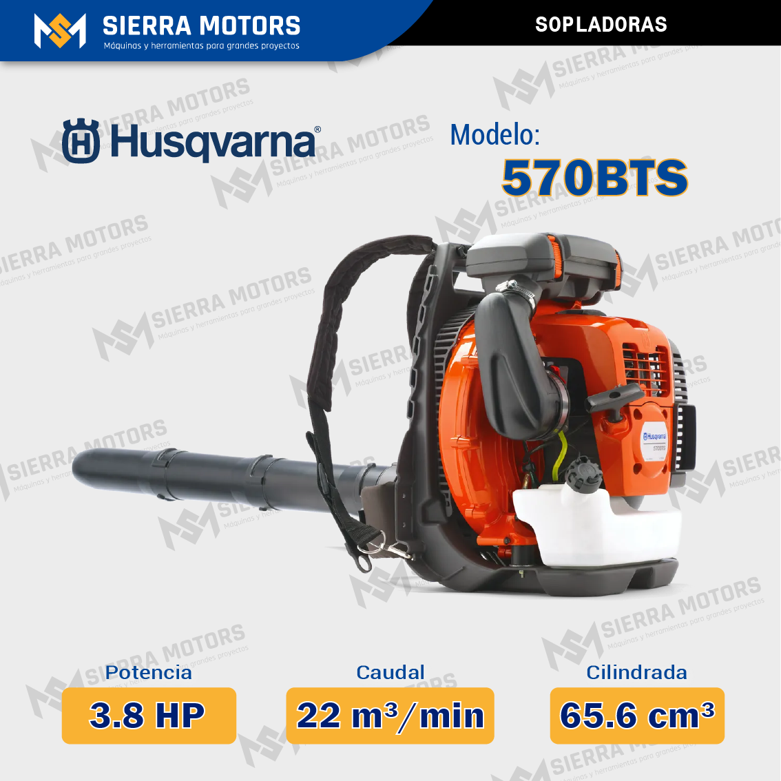 Sopladora Husqvarna 570BTS